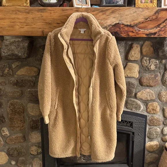 Athleta Beige Sherpa Jacket - Picture 10 of 10